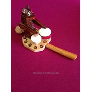 Деревянная игрушка ручной работы - Мишка і-002