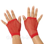 Митенки в мелкую сетку фото