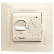 Комнатный терморегулятор Terneo mex unic.Cлоновая кость