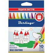 Карандаши восковые “Замки“, 10 цв., (Berlingo) фото