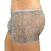 Серые тонкие мужские трусы-хипсы фото