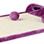 Когтеточка-коврик “My Kitty Darling“, 59x7x39см., фиолетовый. фото