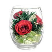 Роза в стекле tm FIORA TBS-Rr3 40535 фото