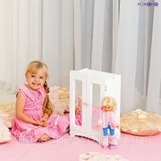 Кукольный шкаф, цвет Белый фотография