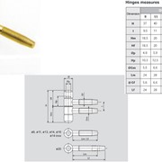 Петли ввертные AGB 119, 3D фотография