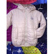 Детская куртка ветровка Moncler Fashion 116-140 бежевая, код товара 246147316 фото