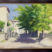 Картина Деревенская улица в Провансе, Андре, Альберт фотография