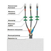 Муфты кабельные термоусаживаемые концевые наружной установки фотография
