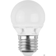 Лампа светодиодная LED3-G45/845/E27 3Вт шар 4500К бел. E27 260лм 220-240В фотография