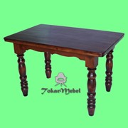 Деревянный стол для кафе