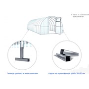 Теплицы из поликарбоната 4м, 6м, 8м, 10м из трубы 40х20 и 20х20 шаг (0,97 или 0,67) Титан , Сибрская, Агро, Престиж. Доставка арт 1910-14-24 фотография