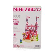 Изготовление моделей ZILIPOO 3D пазлы из пенокартона МИНИ “Розовый замок“ 29 дет. 3+ фото