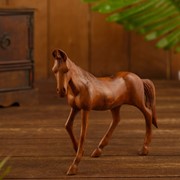 Сувенир “Конь“ дерево 20х5х15 см фото