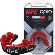 Капа OPRO Silver UFC Hologram Black/Red (002259002) фотография