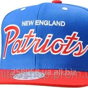 Кепка Mitchell and Ness - New England Patriots - Big Logo Classic Royal/Red фотография