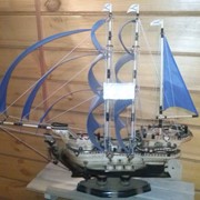Модель корабля парусника фотография