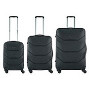 Комплект дорожных чемоданов на колесах Impreza Freedom Armor (Черный) фото