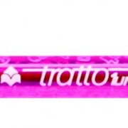 Ручка шариковая TRATTO Grip, поворотный механизм, 1,0, розовая (FILA) фото