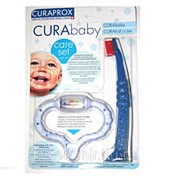 Прорезыватель для зубов + зубная щетка Curababy Boy Set фотография