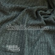 Ткань Трикотаж ангора полоска (серый ) 4068 фотография