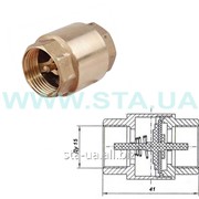 Клапан обратный латунный Ду15 мм STA