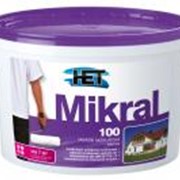 Mikral 100 Краска фасадная чисто акрилатная гладкая , 10л. фото