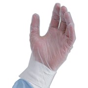 Виниловые смотровые перчатки, неопудренные фото