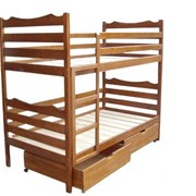 Кровать двухьярусна (из шухлядамы)