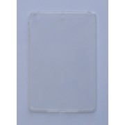 Чехол для iPad mini 1 2 3 4 Прозрачный тонкий Силикон толщиной 0.8 мм Белый