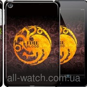 Чехол на iPad mini 3 Game Of Thrones. House Fire And Blood "3055c-54"