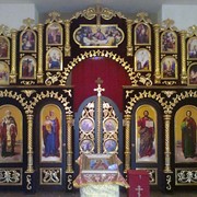 Православний іконостас з дерева фото
