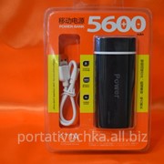 Портативное зарядное устройство Power Bank 5600 mAh фото