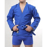 Куртка для самбо с подкладкой STANDART синий цвет фото