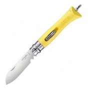 Нож Opinel №09 DIY, нержавеющая сталь, сменные биты, желтый, блистер (2138) фото