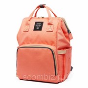 Сумка-рюкзак для мамы Baby Mo с USB, оранжевый