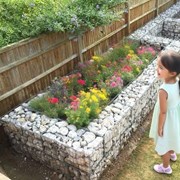 Mur Gabion Pierre 05 м 1 м Корзины для камней DIY фото