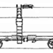 Перевозки грузовые 4-осной цистерной для спирта, модель 15-1454