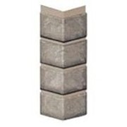 Угол наружный Novik тесанный камень Gray blend для наружной отделки фасадов зданий