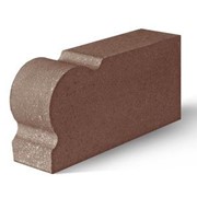 Кирпич облицовочный горький шоколад фасонный капля полнотелый “БрикСтоун“ (320шт/под) фотография
