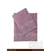 Полотенце для ванной Tivolyo Home DIAMANT хлопковая махра фиолетовый 50х100 фото