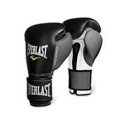 Боксерские перчатки Everlast Powerlock 12oz черн/сер. 2200555 фотография