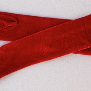 Длинные бархатные перчатки Kameli фото