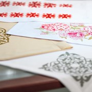 Печать и пошив салфеток, конвертов для столовых приборов фото