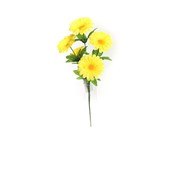 Цветок искусственный Ромашка 5 бутонов (92А981) фотография