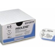 Материал шовный Пролен 7/0, 75 см, синий ,код EH8021E , игла CC Multi Визи Блэк 9.3 мм х 2 ;упаковка 24 , фирма Ethicon фото