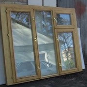 Окна с деревянными рамами остекленные фотография