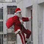 Дед Мороз в окно! Киев фото
