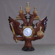 Часы антикварные, раритетные Двуглавый орел фото