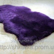 Овечья шкура фиолетового цвета КШ06 фото