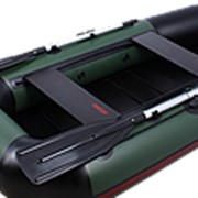 Двухместная надувная ПВХ лодка Vulkan V230LSP(ps) слань+брус+передвижные сидения